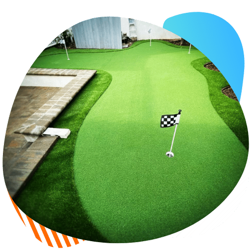 Putting green mini golf